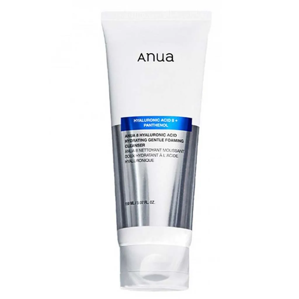 ANUA-8-Hyaluronic-Acid-Hydrating-Gentle-Foaming-Cleanser قیمت-مشخصات-خرید-فوم-شستشو-آنوا