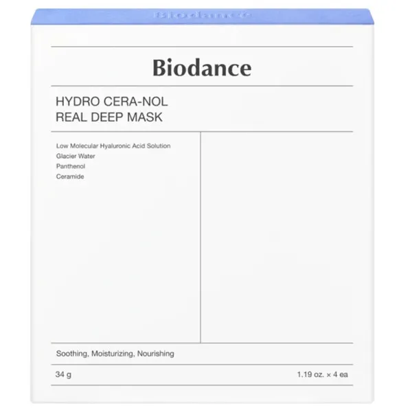 biodance-hydro-cera-nol-real-deep-mask-masokala.com ماسک ورقهای آبرسان و مرطوب کننده بایودنس