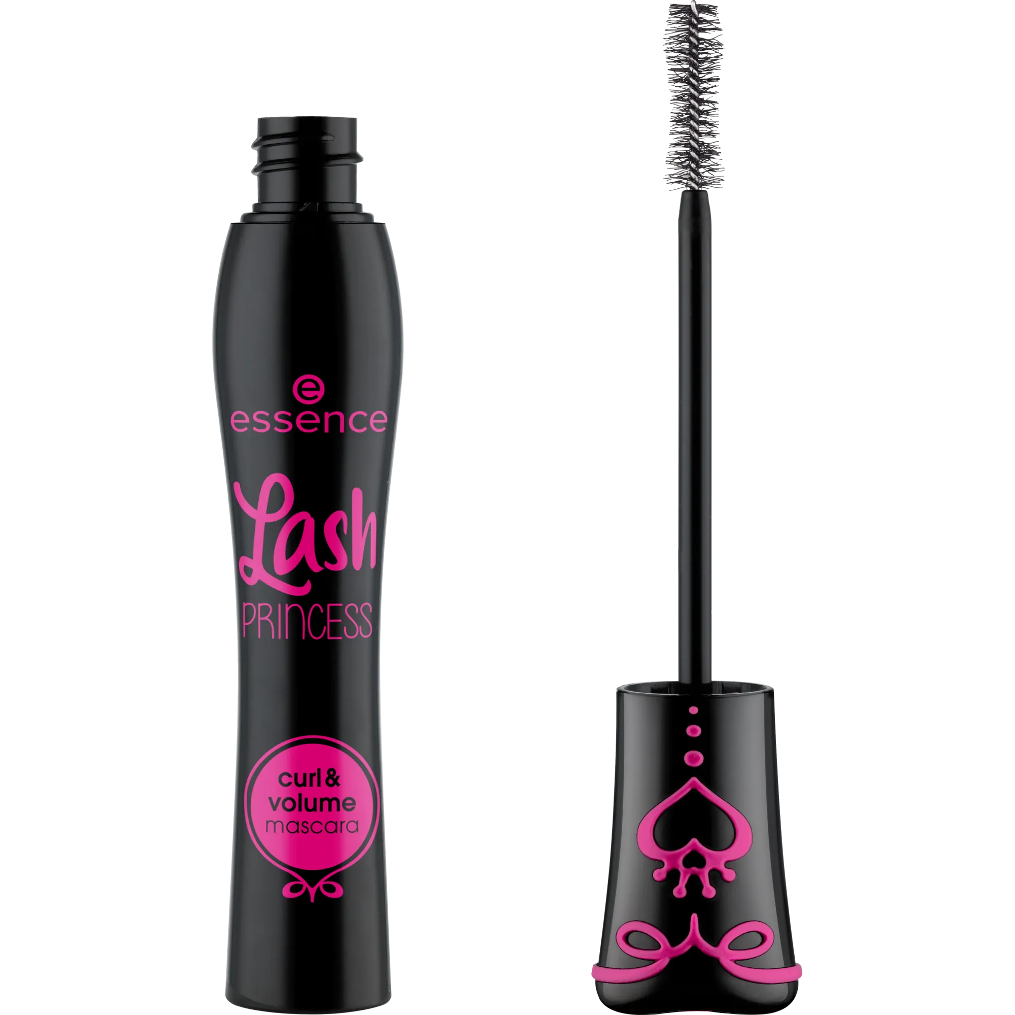 essence-lash-princess-curl-volume-mascara-masokala.com ریمل حجم دهنده و فر کننده اسنس مدل Lash Princess