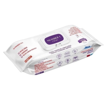 numberone-mendil-100-adet دستمال مرطوب سطوح نامبر وان