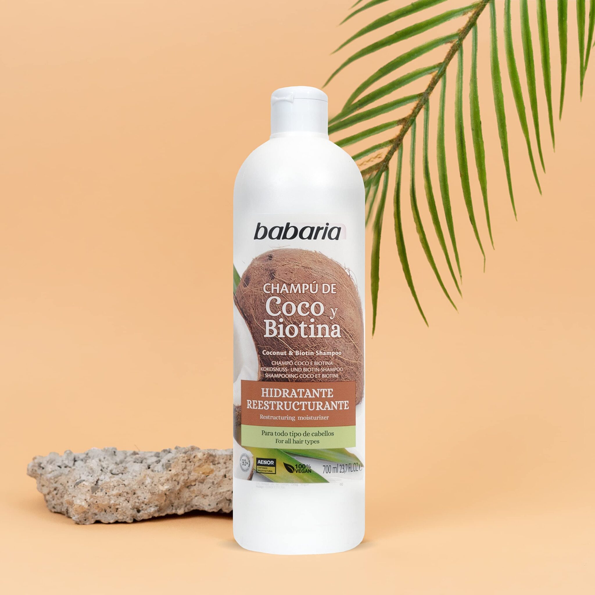 شامپو آبرسان باباریا Babaria حاوی عصاره شیرنارگیل