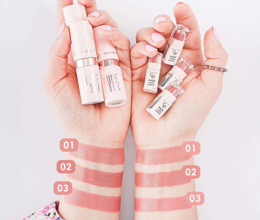رژ لب جامد گلدن رز سری نود Nude Look