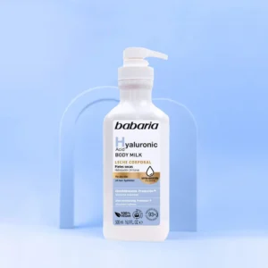 شیر بدن باباریا حاوی هیالورونیک اسید