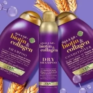شامپو و شامپو خشک او جی ایکس حاوی کلاژن و بیوتین