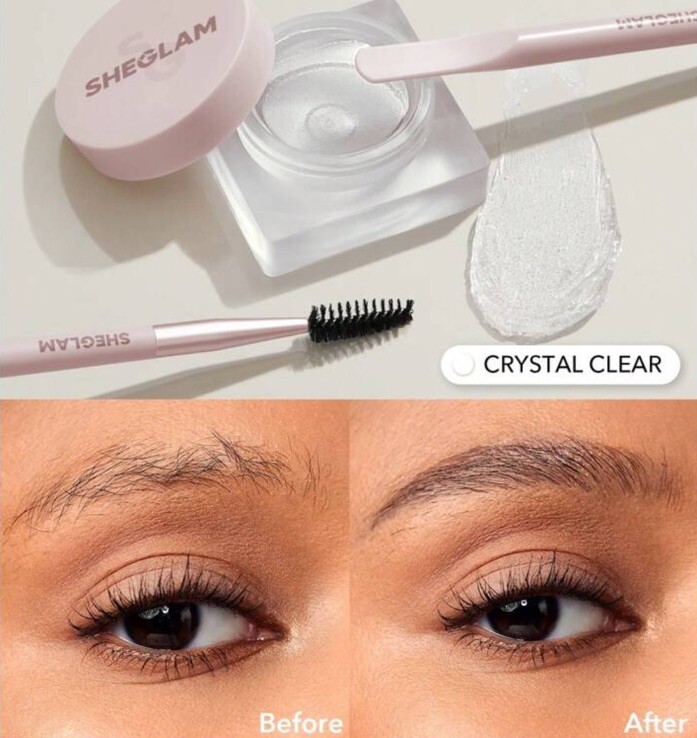 ژل ابرو شیگلم Sheglam سری Set Me Up مدل Crystal Clear