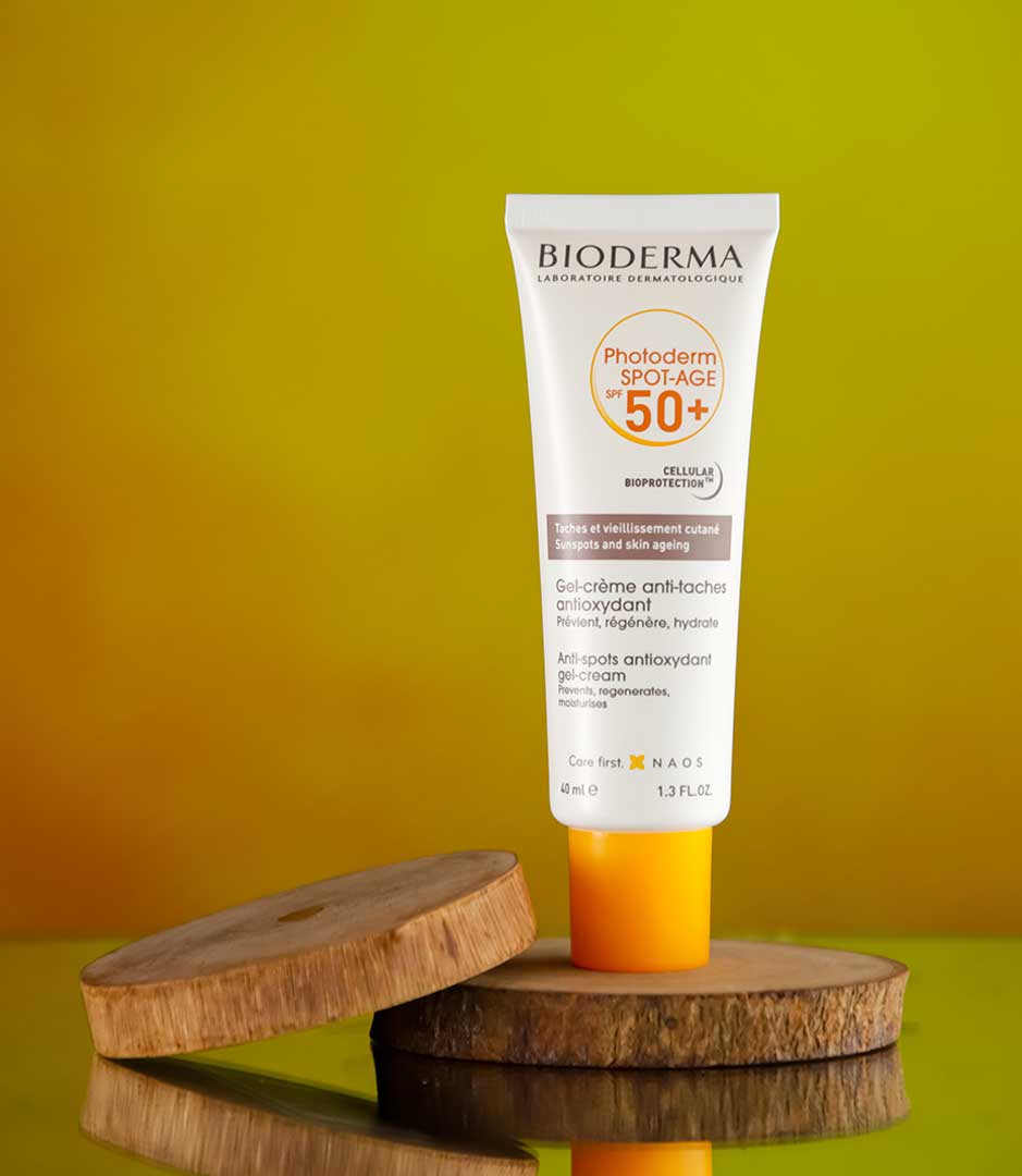 ضد آفتاب ضدلک و جوانساز بایودرما Bioderma مدل Spot-Age و SPF 50