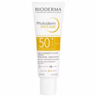 ضد آفتاب ضدلک و جوانساز بایودرما Bioderma مدل Spot-Age و SPF 50