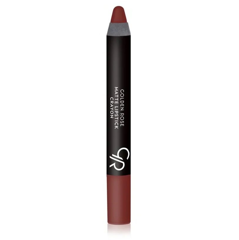 matte-lipstick-crayon-01 قیمت مشخصات و خرید رژ لب مدادی گلدن رز مات crayon