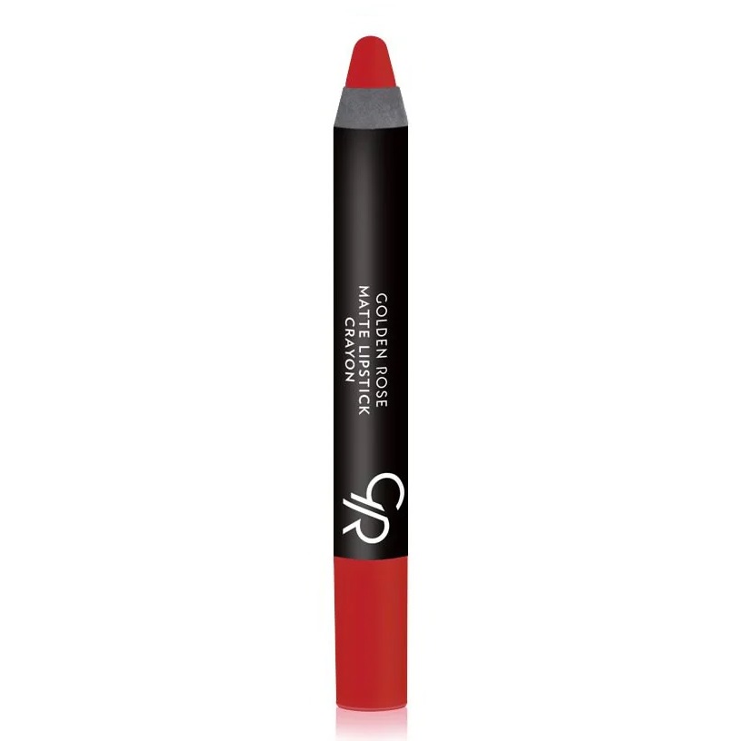 matte-lipstick-crayon-07 قیمت مشخصات و خرید رژ لب مدادی گلدن رز مات crayon