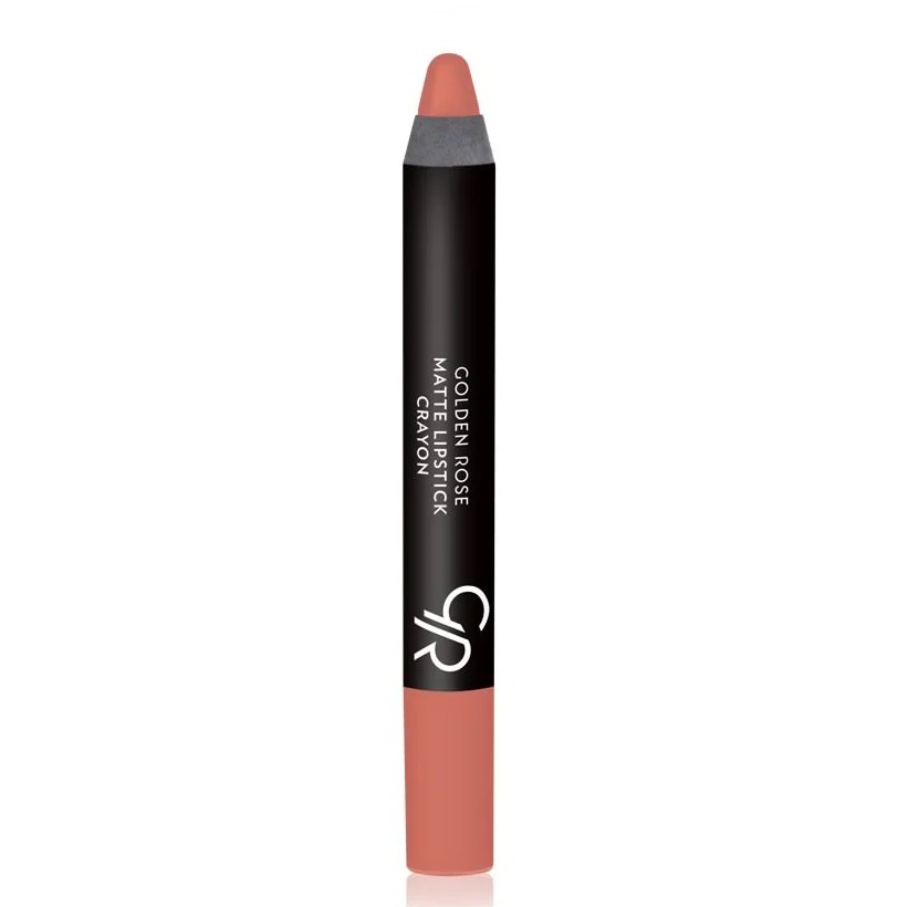 matte-lipstick-crayon-27 رژ لب مدادی گلدن رز