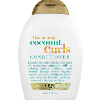 نرم کننده او جی ایکس OGX بدون سولفات موهای فر مدل Coconut Curls