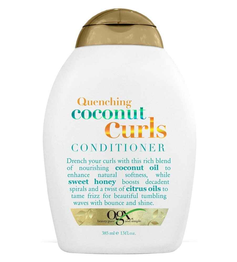 Ogx-Coconut-Curls-Conditioner-2 نرم کننده او جی ایکس OGX بدون سولفات موهای فر مدل Coconut Curls