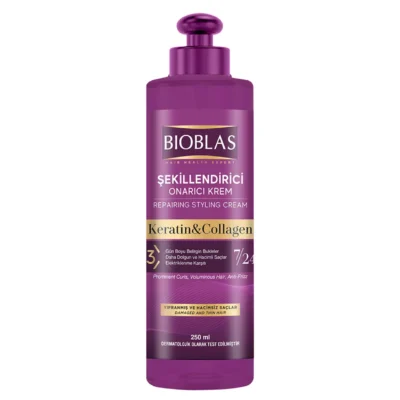 کرم مو بیوبلاس Bioblas مخصوص موهای فر حجم 250 میل