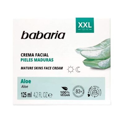 کرم آبرسان و مرطوب کننده باباریا Babaria حاوی عصاره آلوئه ورا 125 میل