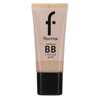 ب ب کرم فلورمار Flormar مدل Mattifying حجم 35 میل شماره 2 رنگ Fair/Light
