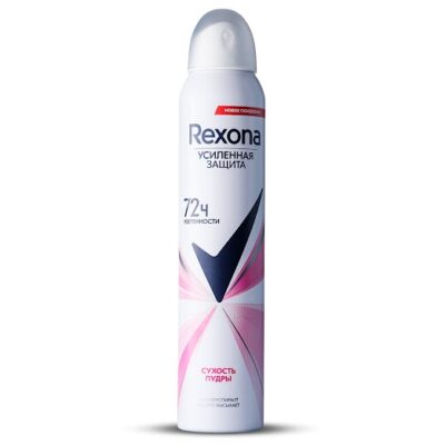 اسپری دئودورانت رکسونا Rexona زنانه مدل Powder Dry اصل روسیه حجم 200 میل