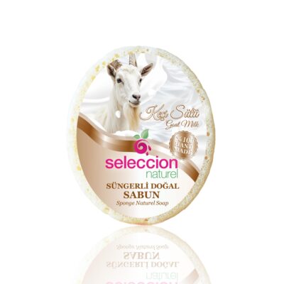صابون لیف دار طبیعی سلکشن Seleccion مدل شیر بز حجم 150 گرم