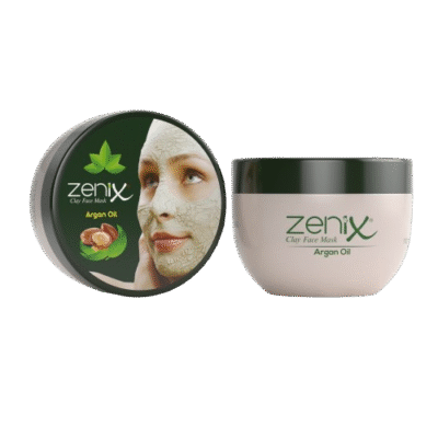 ماسک شاداب کننده خاک رس و روغن آرگان زنیکس Zenix حجم 350 گرم