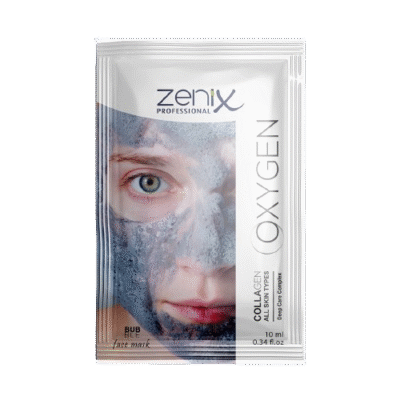 ماسک صورت فومی شاداب کننده و آبرسان زنیکس Zenix حاوی کلاژن ساشه ای