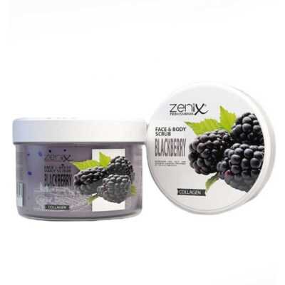 اسکراب صورت و بدن زنیکس Zenix رایحه تمشک 275 میل