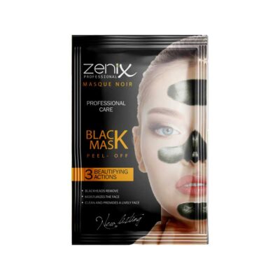ماسک ورقه ای ذغال ضدجوش, مرطوب کننده و پاکسازی کننده زنیکس Zenix حجم 15 گرم