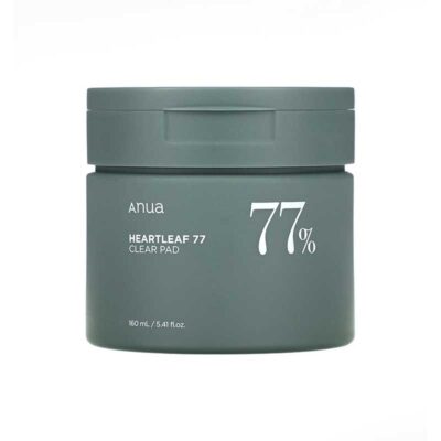 تونر پد تسکین دهنده و ضد التهاب آنوا Anua حاوی Heartleaf 77% حجم 160 میل